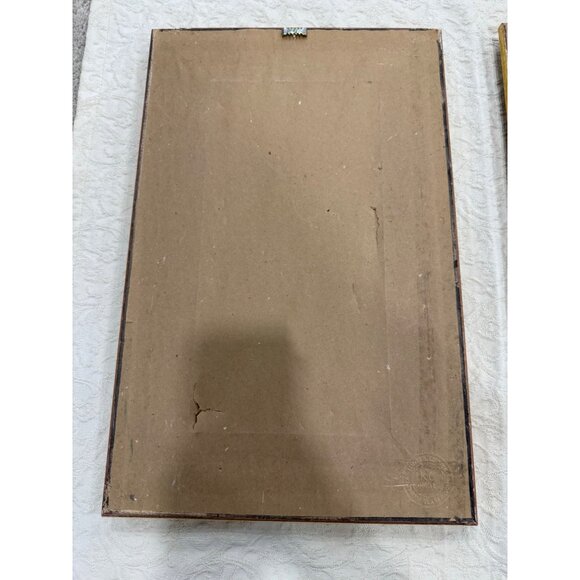 Limited Edition Topiary Fig prints by Kathryn Clarke Gold & Black Frames Vintage - Picture 10 of 12